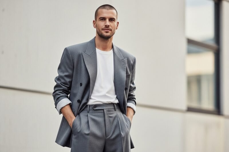 How Wide-Leg Trousers and Oversized Blazers Are Changing Menswear