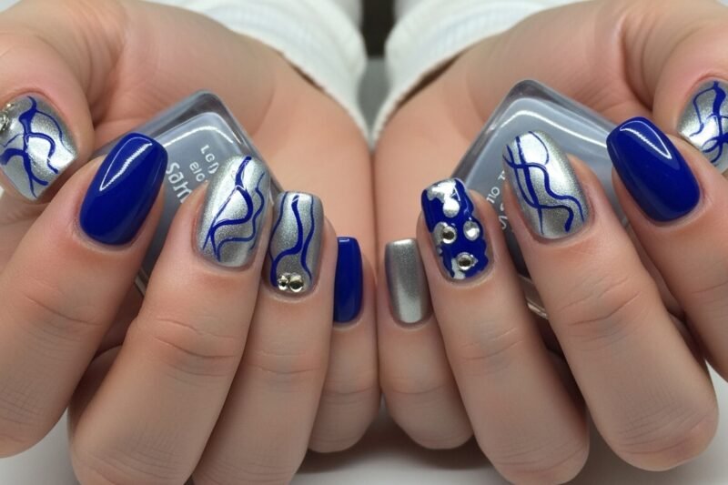 Blue & Silver Nail Trends To Try In 2026