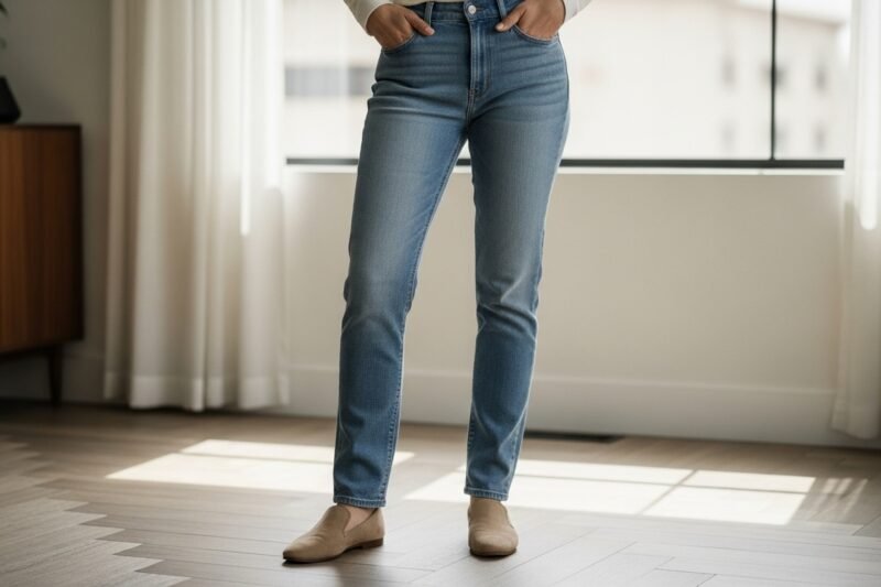 Upgrade Your Light Jeans with This Shoe Color